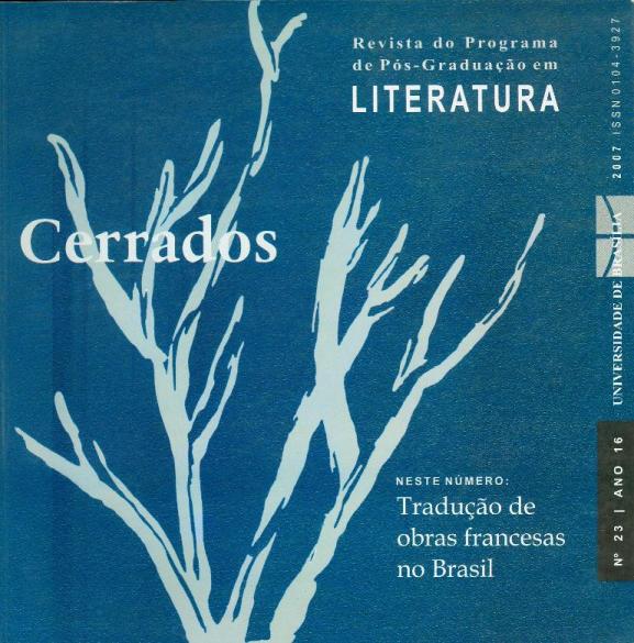 					Visualizar v. 16 n. 23 (2007): Tradução de obras francesas no Brasil
				