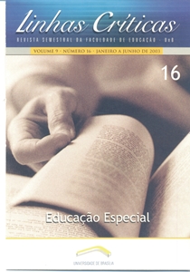 					Visualizar v. 9 n. 16 (2003): Educação especial
				