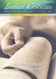 					Visualizar v. 11 n. 20 (2005): Políticas Públicas para a Educação
				