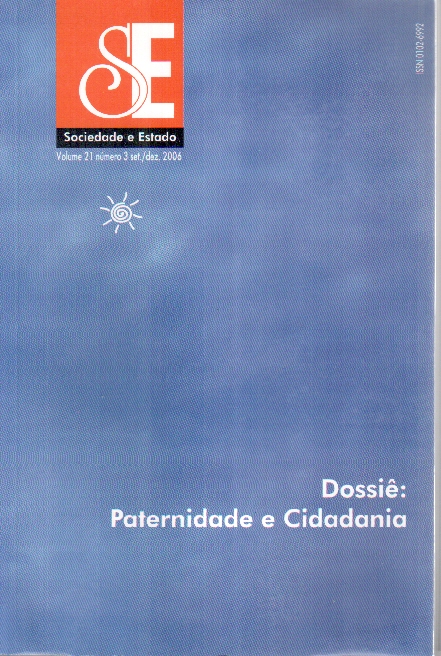 					Visualizar v. 21 n. 3 (2006): Dossiê: Paternidade e Cidadania
				