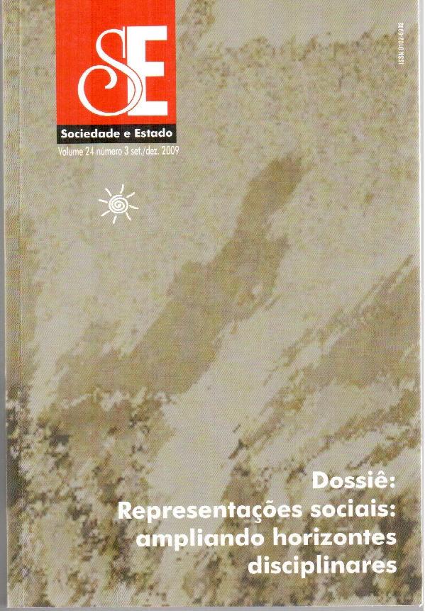 					Visualizar v. 24 n. 3 (2009): Dossiê: Representações sociais: ampliando horizontes disciplinares
				