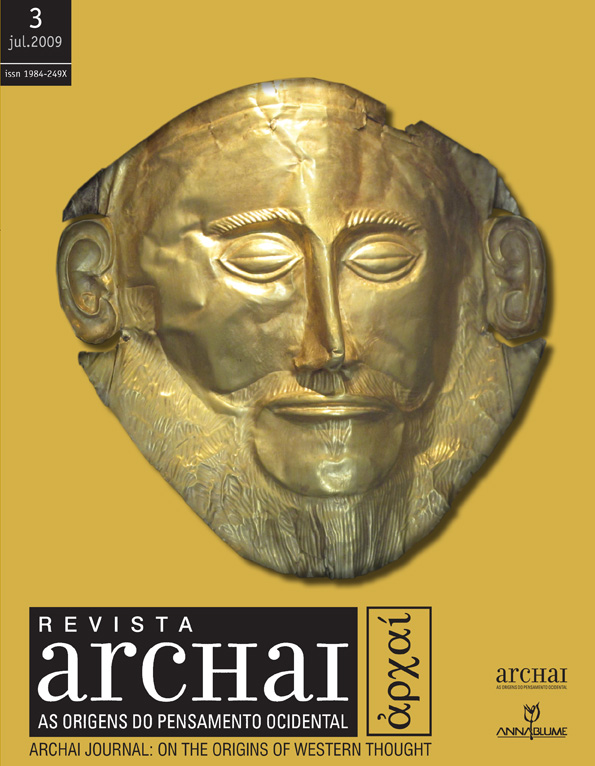 					View No. 3 (2009): Revista Archai nº3 (julho, 2009)
				