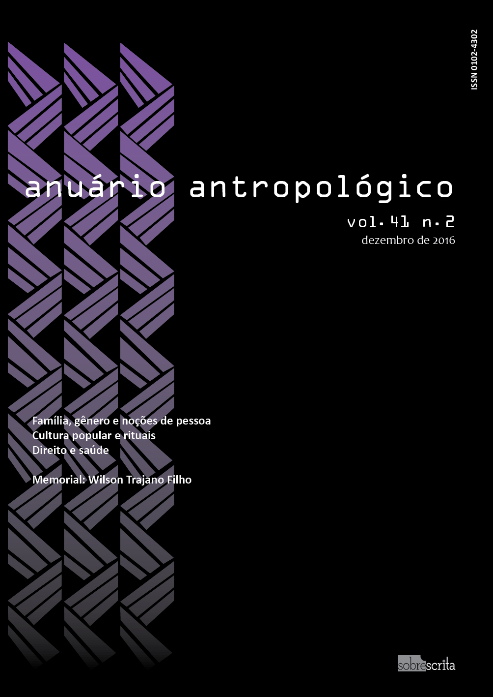 					Visualizar v. 41 n. 2 (2016): Anuário Antropológico
				