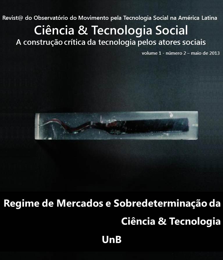 					Visualizar v. 1 n. 2 (2013): Regime de Mercados e Sobredeterminação da Ciência & Tecnologia
				