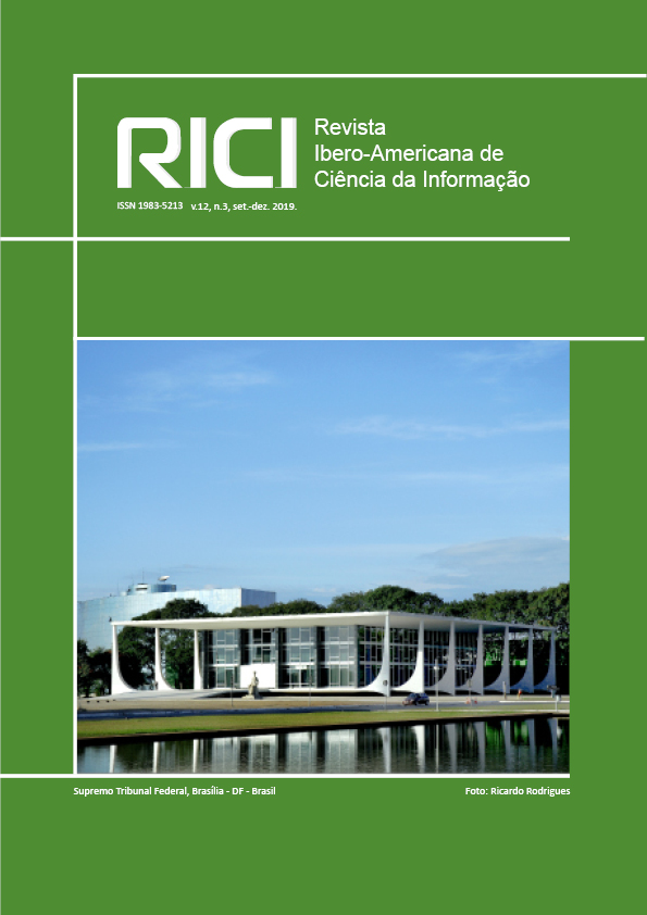 					Visualizar v. 12 n. 3 (2019): Revista Ibero-americana de Ciência da Informação
				