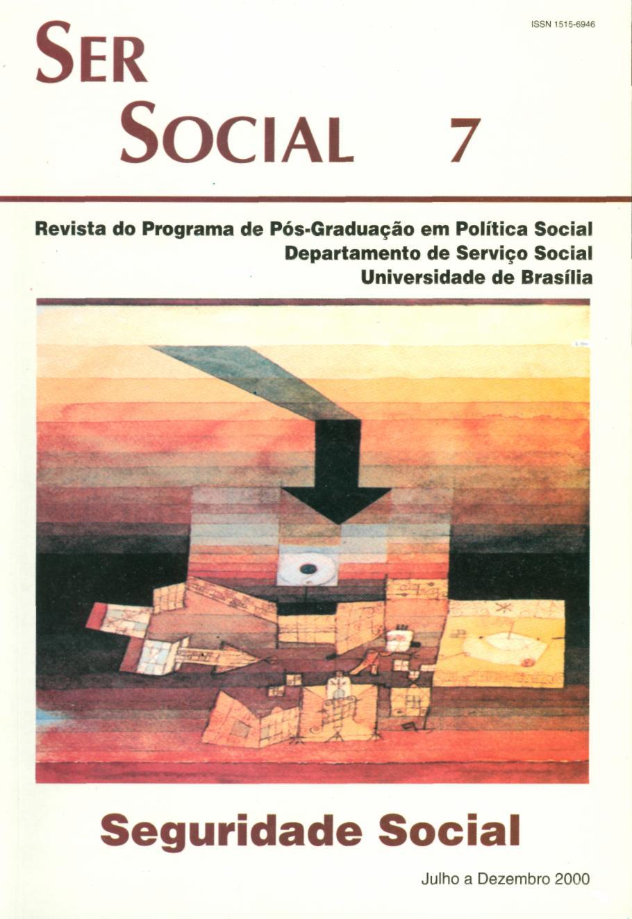 					Visualizar n. 7 (2000): Seguridade Social
				