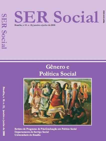 					Visualizar v. 10 n. 22 (2008): Gênero e Política Social
				