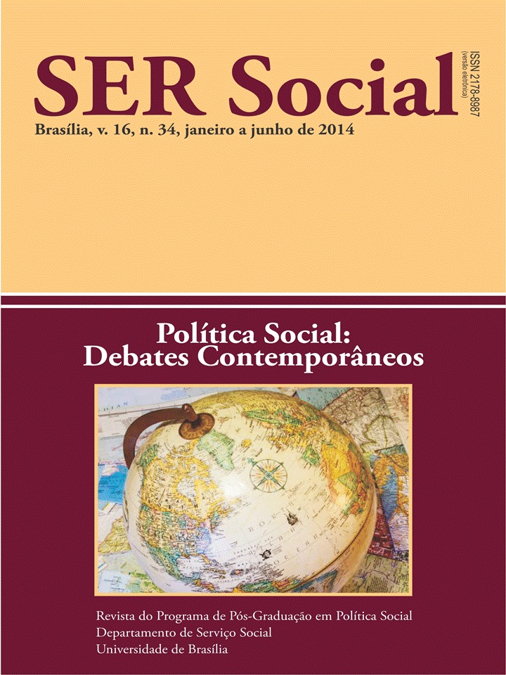 					Visualizar v. 16 n. 34 (2014): Política Social: Debates Contemporâneos
				