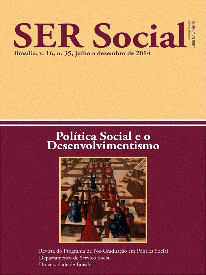 					Visualizar v. 16 n. 35 (2014): Política Social e Desenvolvimentismo
				