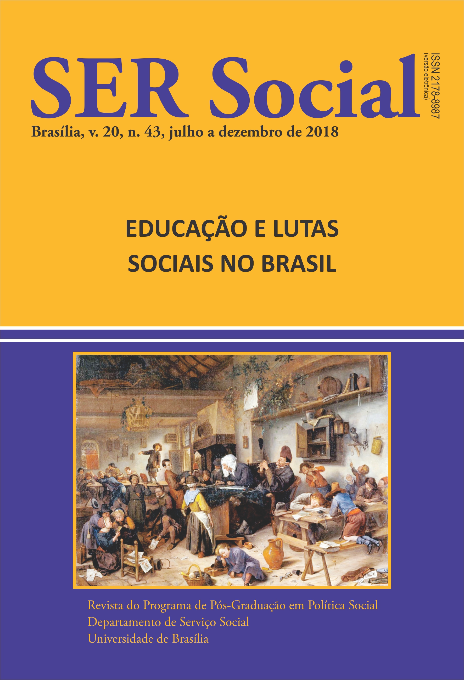 					Visualizar v. 20 n. 43 (2018): Educação e Lutas Sociais no Brasil
				