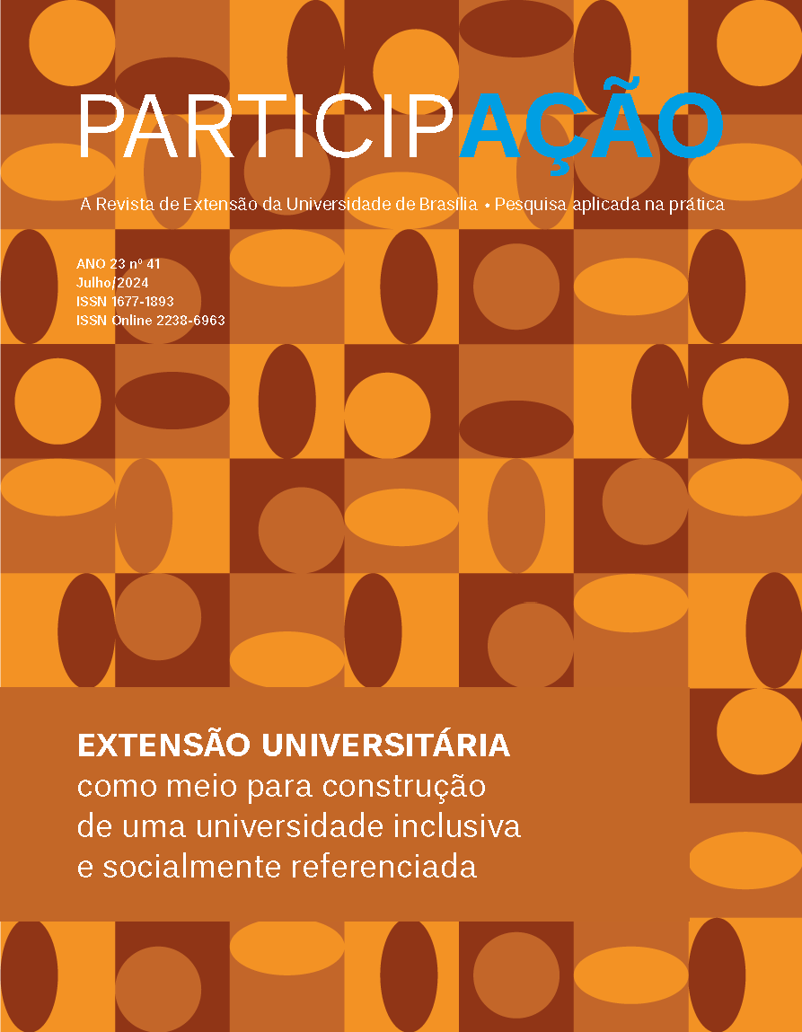 					Ver Vol. 1 N.º 41 (2024): Extensão universitária como meio para construção  de uma universidade inclusiva e socialmente referenciada
				