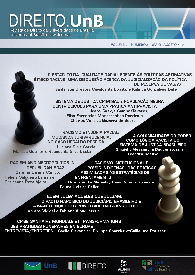 Revista Direito.UnB|Maio-Agosto v. 5 n. 2 (2021)
