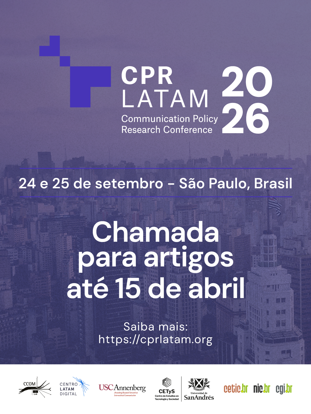 CPRLATAM2026 São Paulo - 24 de setembro de 2026